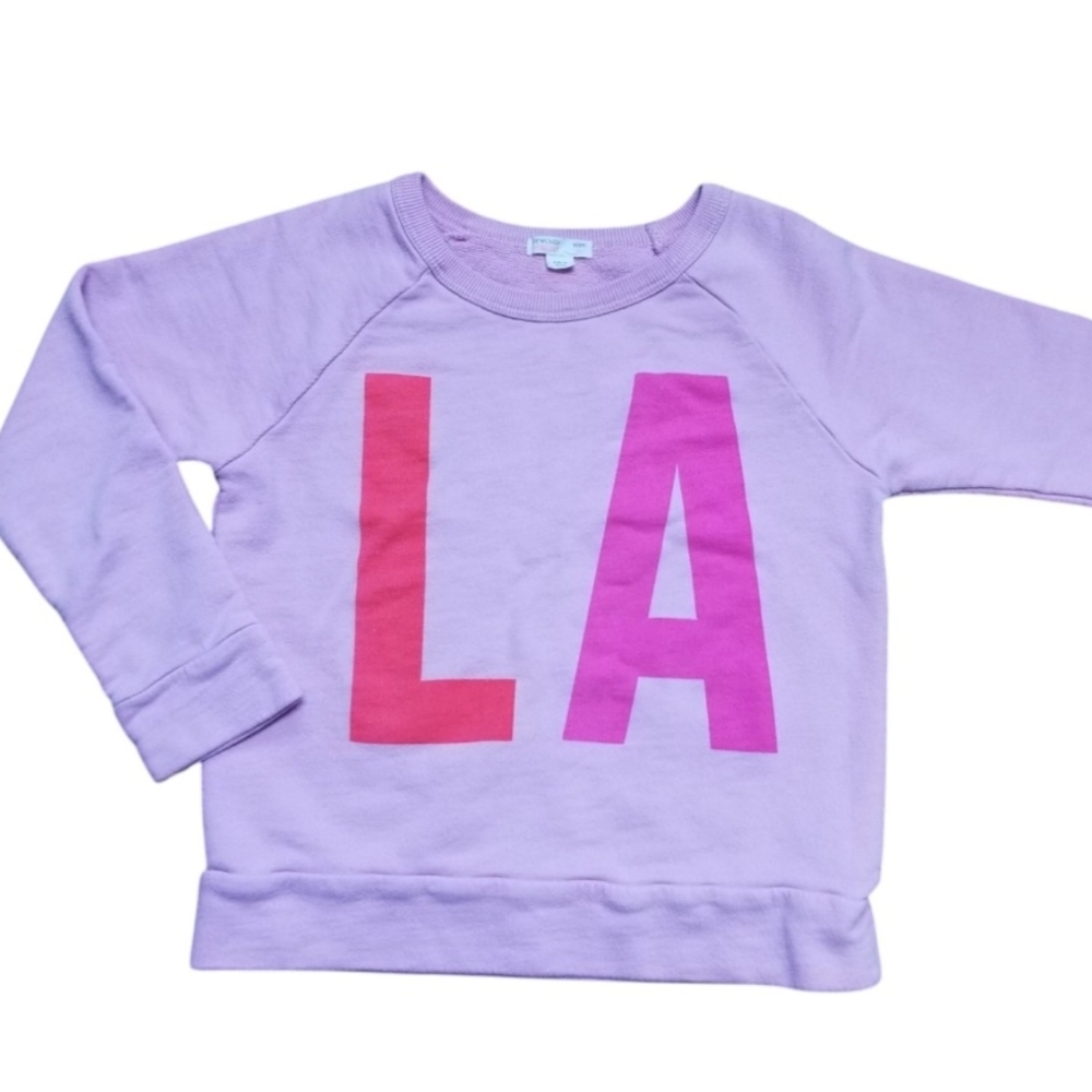 Crewcuts LA Pink LA Sweatshirt 6-7y - Picture 2 of 4